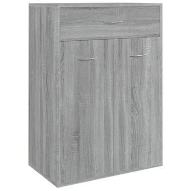 vidaXL Schoenenkast 60x35x84 cm bewerkt hout grijs sonoma product