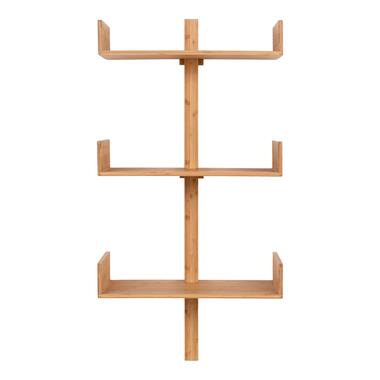 Wandplank Bruin - Bamboe - 50x102cm - Wandplank Villa product