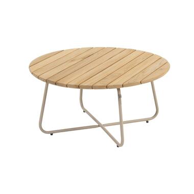 4 Seasons Verdi ronde salontafel teak 73 cm. - Latte product