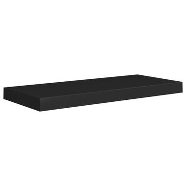 vidaXL - Wandschap - Zwart - MDF - 60 x 23.5 x 3.8 cm product