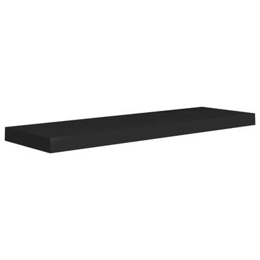 vidaXL Wandschap zwevend 80x23,5x3,8 cm MDF zwart product