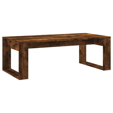 vidaXL Salontafel 102x50x35 cm bewerkt hout gerookt eikenkleurig product