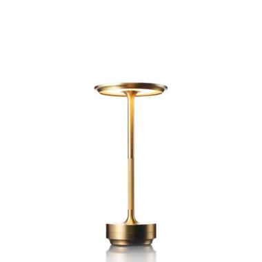 Goliving Tafellamp Op Accu - Oplaadbaar en Dimbaar - Hoogte 27 cm - Goud product