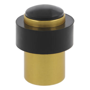 AMIG Deurstopper/deurbuffer - 1x - D30mm - incl schroeven - goud product