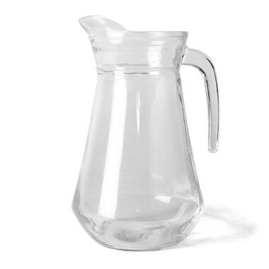 Glazen water karaf/waterkan 1.3 liter product