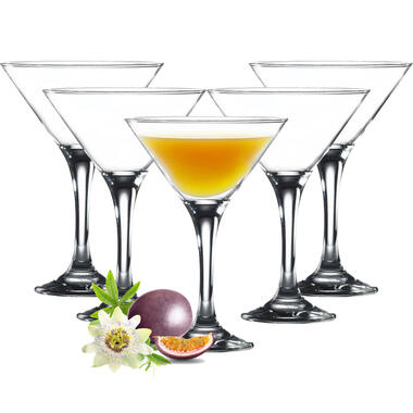 Glasmark Cocktail glazen - 6x - martini - 150 ml - glas product