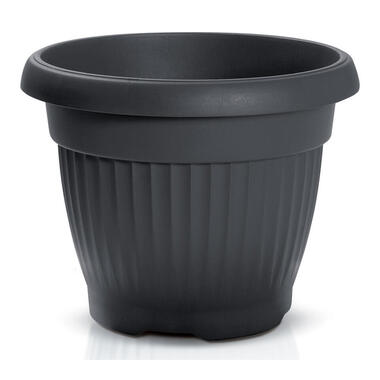 Prosperplast Plantenpot Roma Garden - kunststof - antraciet - 35 cm product