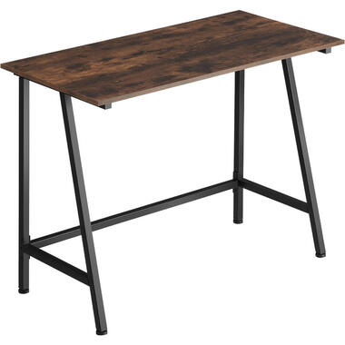 tectake Bureau Newton 100x50x77cm, Industrieel Hout Donker, Rustiek product