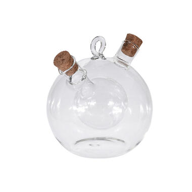 Excellent Houseware - Azijn/olie fles - glas - azijnflessen - 480 ml product