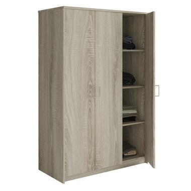 Interiax Kledingkast 'Amelie' 3 deuren Sonoma (180x120x54cm) product