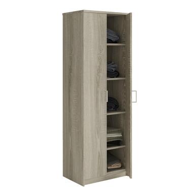 Interiax Kledingkast 'Amelie' - Sonoma Eik - 2 Deurs - 180x60x40 cm product