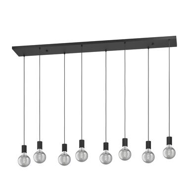 EGLO Nogalte hanglamp - E27 - 160 cm - Rechthoek - Zwart product