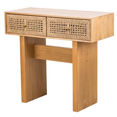 Console 2 laden van hout en natuurlijk touw product