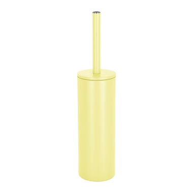 Spirella Toiletborstel in houder Cannes - geel - metaal - 40 x 9 cm product