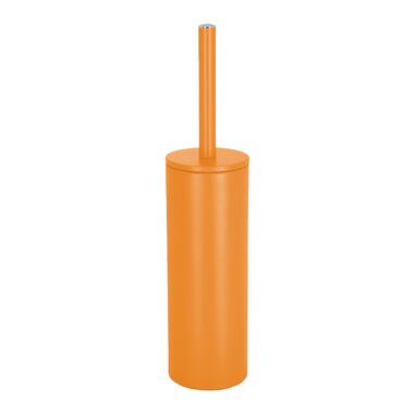 Spirella Toiletborstel in houder Cannes - oranje - metaal - 40 x 9 cm product