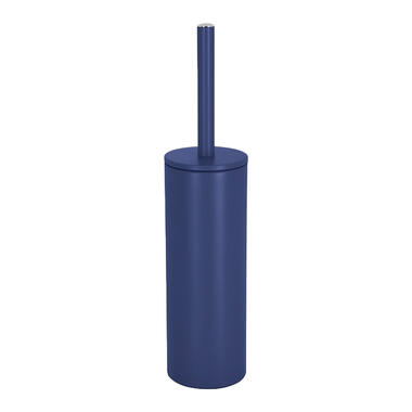 Spirella Toiletborstel in houder Cannes - donkerblauw - metaal - 40 x 9 cm product