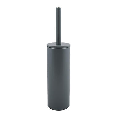 Spirella Toiletborstel in houder Cannes - donkergrijs - metaal - 40 x 9 cm product