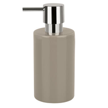 Spirella zeeppompje/dispenser Sienna - glans beige - porselein product