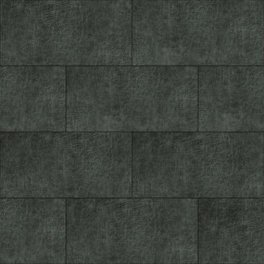 Origin Wallcoverings zelfklevende eco-leer tegels - rechthoek - antraciet grijs product