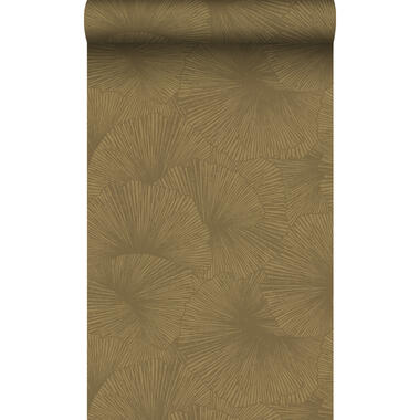 Origin Wallcoverings behang - 3D-motief bladeren - goud - 50 x 900 cm - 348010 product