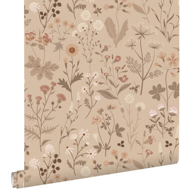 ESTAhome behang - veldbloemen - zand beige - 50 x 900 cm - 139840 product