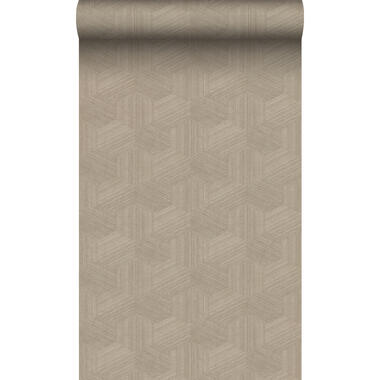 Origin Wallcoverings eco-texture vliesbehang - grafisch 3D motief - beige product