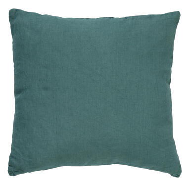 LINN - Kussenhoes 45x45 cm - 100% linnen - effen kleur - Sagebrush Green - groen product