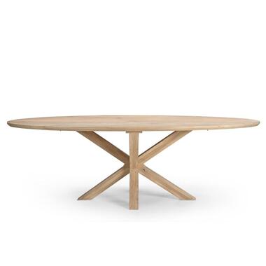 Eettafel Ovaal 240 cm - Naturel Mangohout - 8-10 Personen product