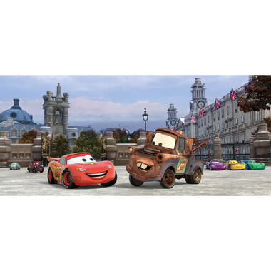 Disney poster - Cars - bruin, rood en blauw - 202 x 90 cm - 600872 product