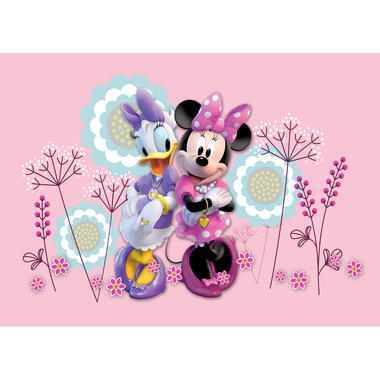 Disney poster - Minnie Mouse & Katrien Duck - roze - 160 x 110 cm - 600670 product