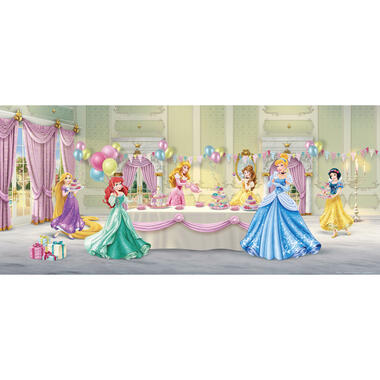 Disney poster - prinsessen - groen, roze en geel - 202 x 90 cm - 600880 product