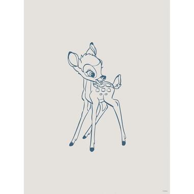 Komar poster - bambi - grijs en blauw - 30 cm x 40 cm - 612828 product