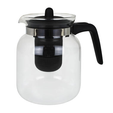 Theepot - met infuser - 1,5 l - glas product