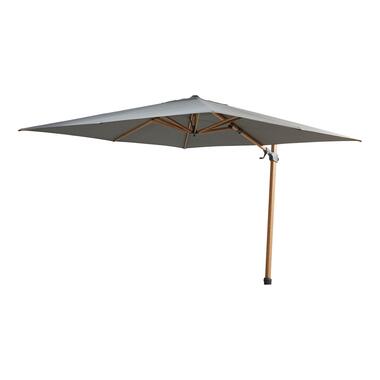 4SO - Siesta Premium parasol 300 x 300 cm Woodlook Frame - Charcoal product