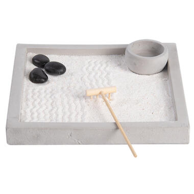 Esschert Design Japanse zen tuin voor thuis/kantoor - 20 x 20 cm product