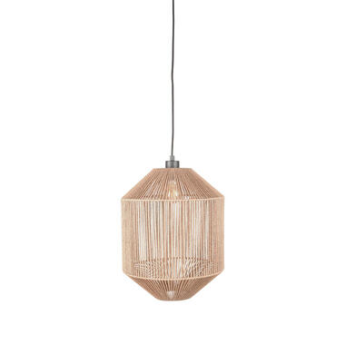 LABEL51 Hanglamp Ibiza Naturel Jute 1 Lichts Cilinder