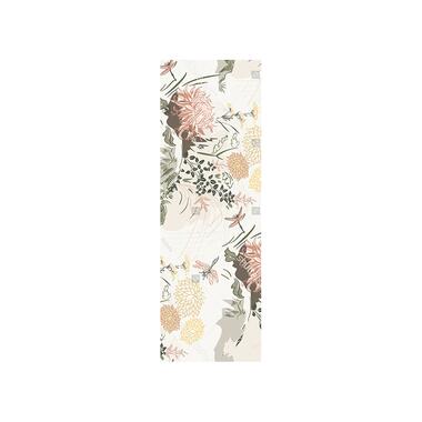 Sanders & Sanders poster - bloemen - roze, groen en geel - 0,9 x 2,7 m - 601063 product