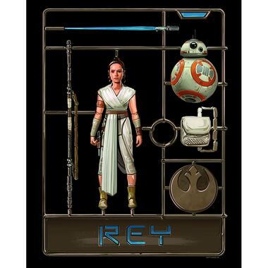 Sanders & Sanders poster - Star Wars Toy Rey - bruin - 40 x 50 cm - 611690 product