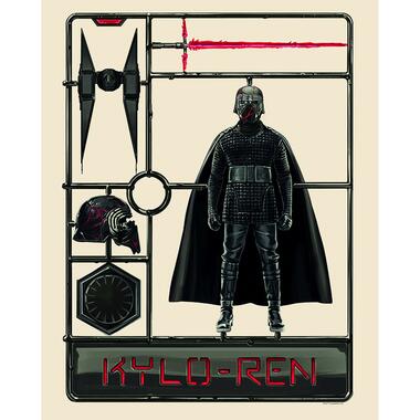 Sanders & Sanders poster - Star Wars Toy Kylo - beige en zwart - 40 x 50 cm product