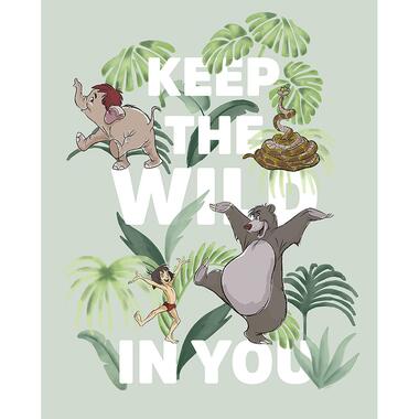 Sanders & Sanders poster - jungle book - groen - 40 x 50 cm - 611654 product