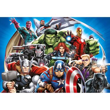 Sanders & Sanders poster - The Avengers - blauw, groen en rood - 1,6 x 1,1 m product