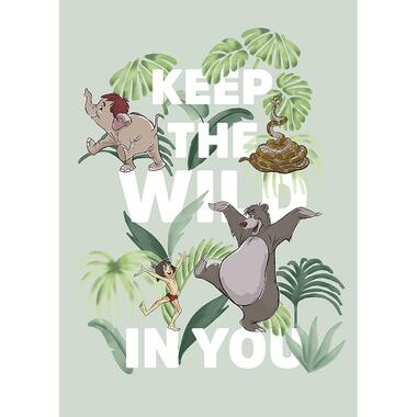 Sanders & Sanders poster - jungle book - groen - 50 x 70 cm - 611655 product