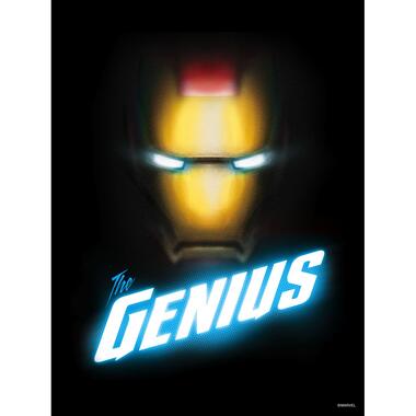 Sanders & Sanders poster - the avengers - zwart, geel, blauw en rood product