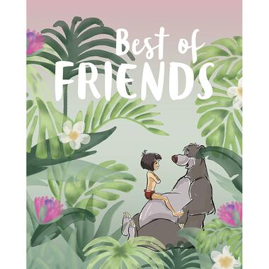 Sanders & Sanders poster - jungle book - groen en roze - 40 x 50 cm - 611714 product