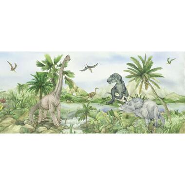 Sanders & Sanders poster - dinosaurussen - groen - 0.75 x 1.7 m - 601264 product