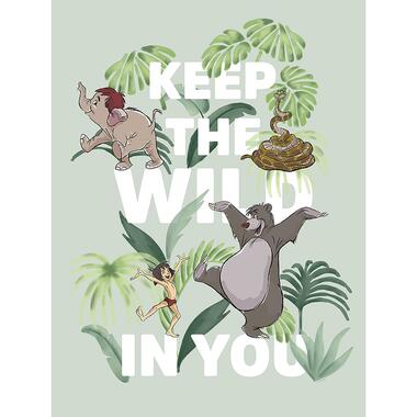 Sanders & Sanders poster - jungle book - groen - 30 x 40 cm - 611653 product