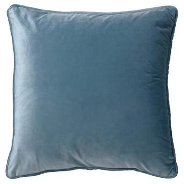 FINN - Kussenhoes 45x45 cm - velvet - effen kleur - Provincial Blue - lichtblauw product