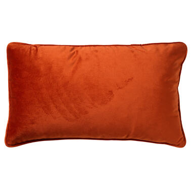FINN - Kussenhoes 30x50 cm - velvet - lendekussen - Potters Clay - oranje product