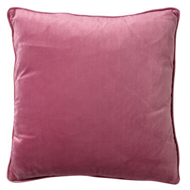 FINN - Kussenhoes 45x45 cm - velvet - effen kleur - Heather Rose - roze product