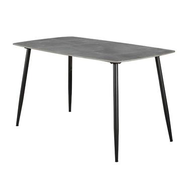 Eetkamertafel Naturel Lichtgrijs - 140cm - 2-4 Personen - Ceramic product